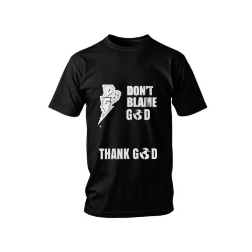 "It starts with you"Don't Blame God" -T-Shirt – Black Edition